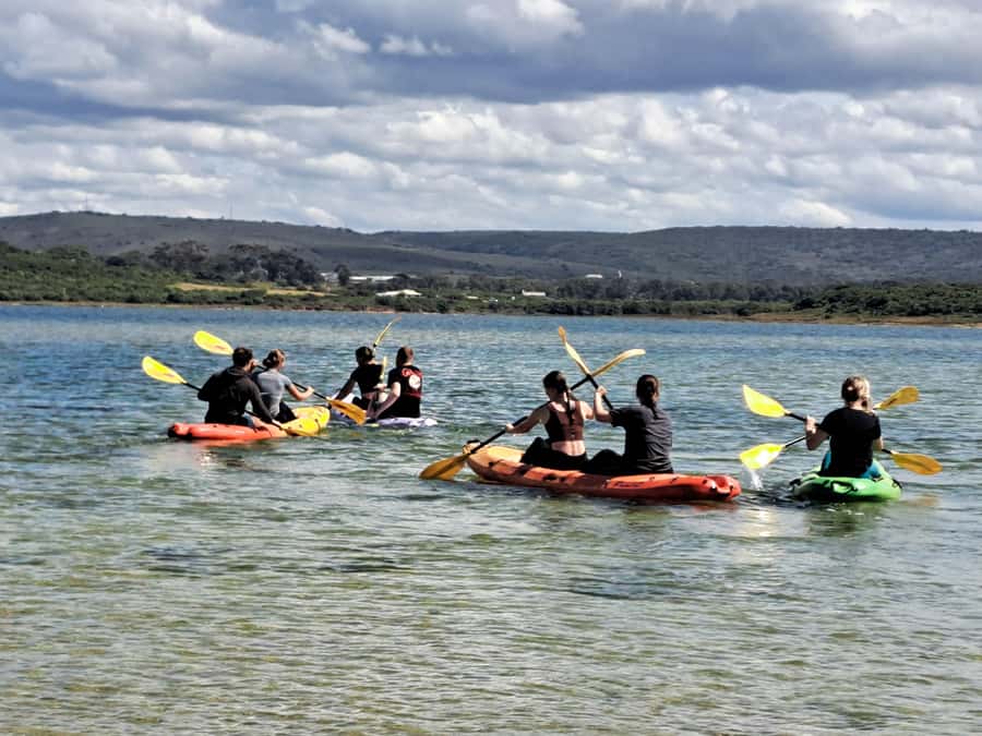 Kayaking Jeffreys Bay - Two hours on the Kabeljouws Lagoon