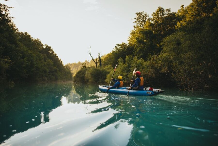 Kayaking Mreznica Waterfalls in Natural Monument - The return to base and what happens afterward