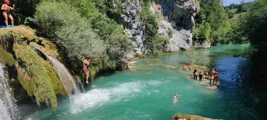Kayaking Mreznica Waterfalls in Natural Monument - Who will enjoy this trip most?