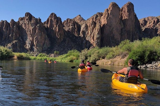 Kayaking the Salt River Foxtail Trip - Arriving at Saguaro Lake Ranch