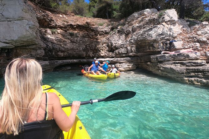 Kayaking to Island Saint Jerolim with snorkeling activitie - How much value you get for $77.11