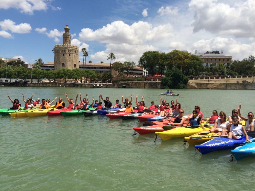 KayakTour or Rental+Premium Gear+QuickIntroCourse+Help - Starting at Kayak Sevilla near the city center