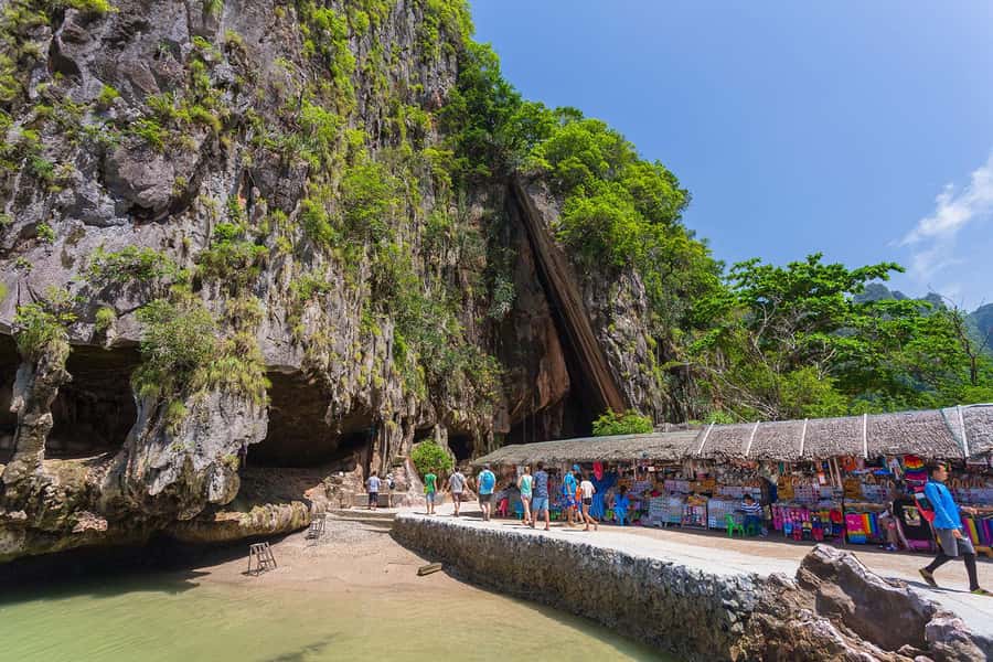 Khao Lak: James Bond Island & Canoeing Tour by Longtail Boat - Wat Suwan Khuha and the monkey-filled cave temple