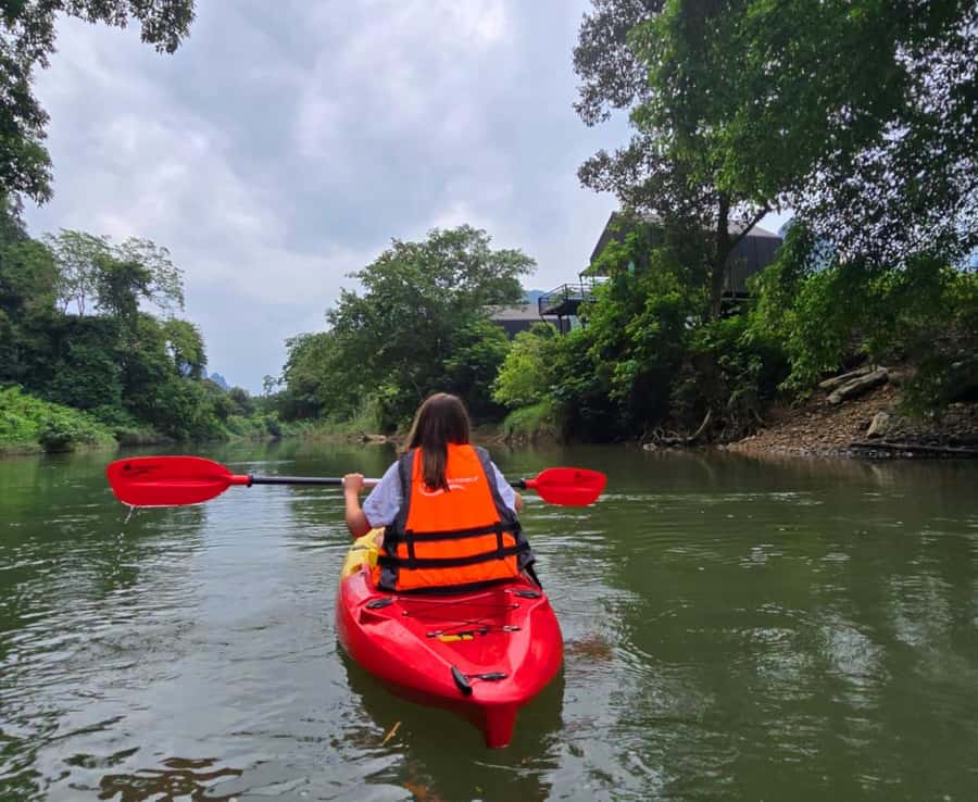 Khao Sok Park: Jungle Kayak Adventure & Wildlife Tour - Wat Tham Pla, the Fish Cave temple