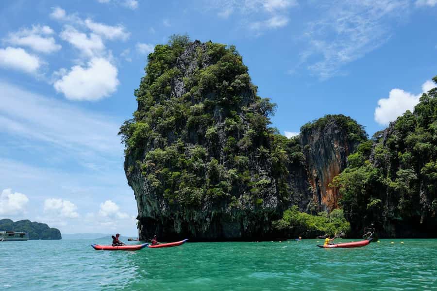Khaolak: James Bond Island Kayak Tour with Snorkeling &Lunch - Key points at a glance