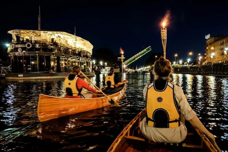 Klaipeda: Evening Guided Tour by Wooden Canoe - The first 20 minutes: safety and paddle practice
