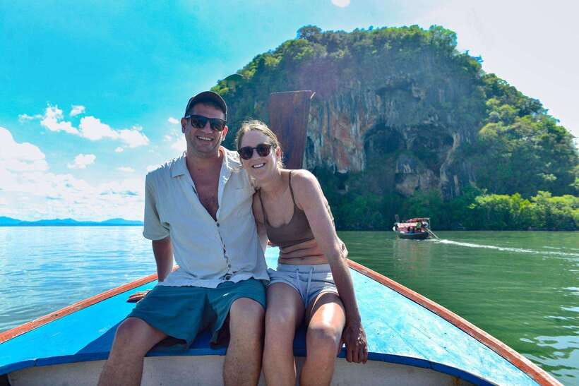Ko Lanta: Full-Day Mangrove and Sea Cave Kayaking Experience - The longtail boat ride to Koh Talabeng
