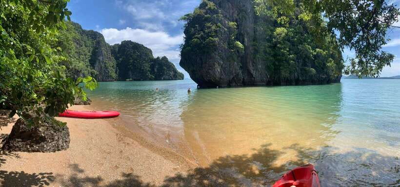 Ko Lanta: Half-Day Kayaking, Talabeng, Sea Cave & Mangrove - Returning through the mangroves with monkeys