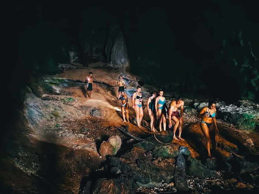 Ko Lanta: Private Mangrove & Sea Cave Kayaking Small Tour - Kayaking into the sea caves