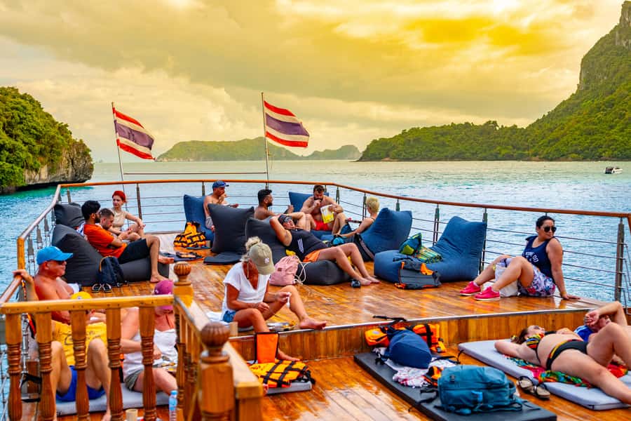 Koh Samui: Mu Ko Ang Thong Park Cruise with Kayaking Option - Koh Wua Ta Lup and the JanJaras viewpoint