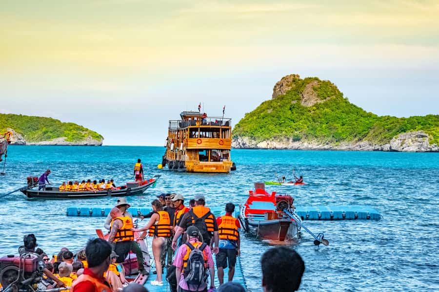 Koh Samui: Mu Ko Ang Thong Park Cruise with Kayaking Option - Mae Ko, snorkeling, and the Blue Lagoon