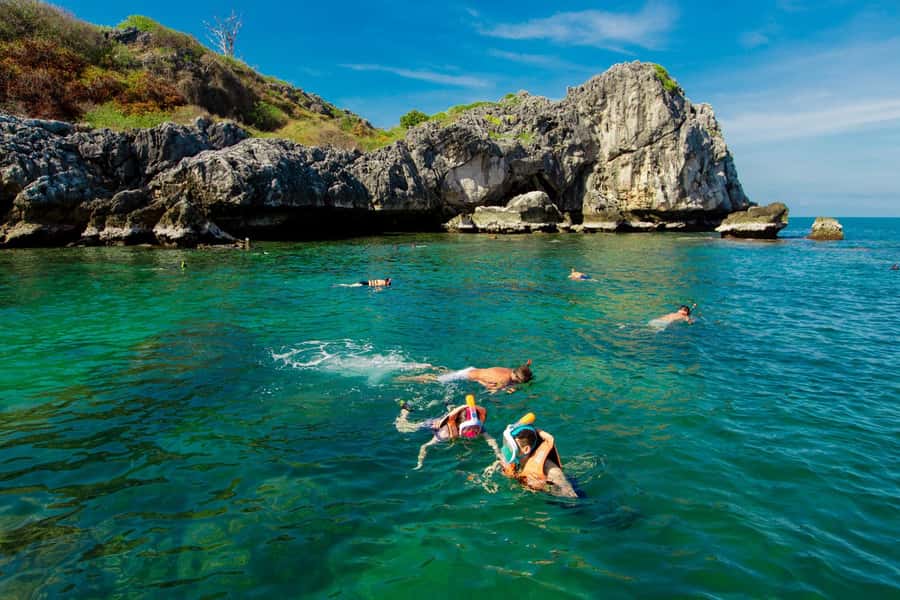 Koh Samui Premium Ang Thong Kayaking & Snorkeling with Lunch - The long ride into Ang Thong Marine Park