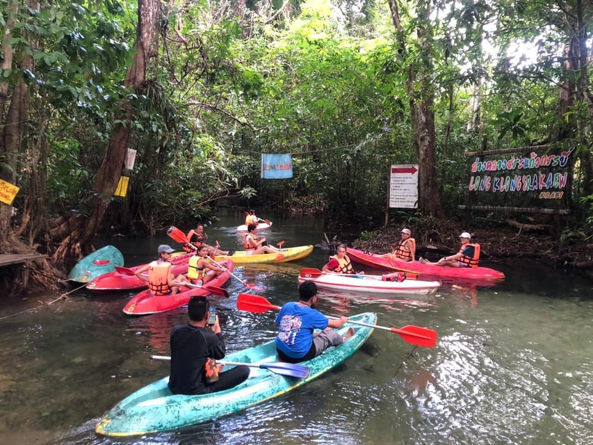 Krabi: Amazon Klong Srakaew Kayaking With Lunch - Timing, flexibility, and booking details