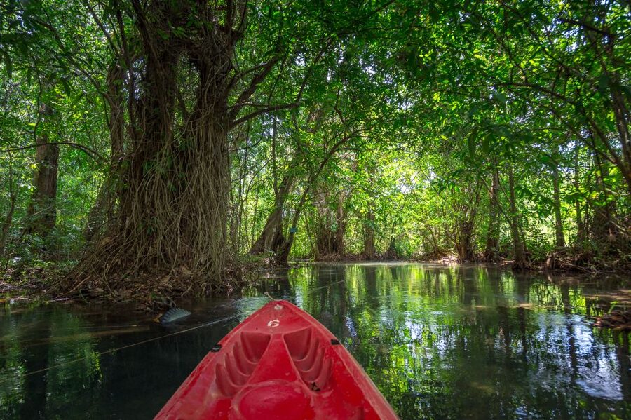 Krabi: Crystal Lagoon Kayaking and Horseback Riding Day Trip - What to bring for the water