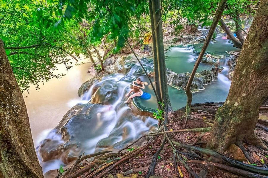 Krabi: Emerald Pool & Hot Spring Waterfall with Kayaking - Transfers, guides, and the real time cost