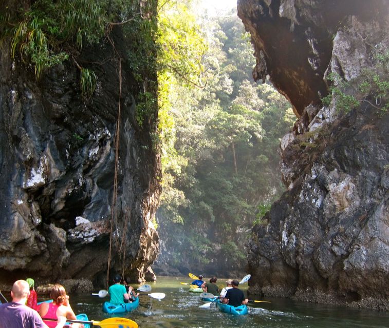 Krabi: Guided Kayaking Tour at Ao Thalane - Moving from open coast to narrow mangrove channels