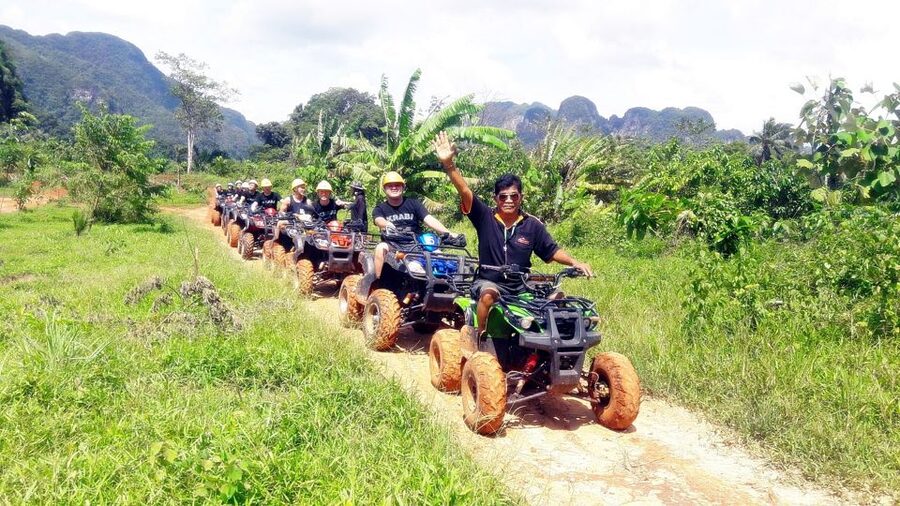 Krabi: Half-Day Blue Lagoon Kayaking at Klong Srakaew & ATV - Limestone, stalactites, and the Klong Srakaew cave