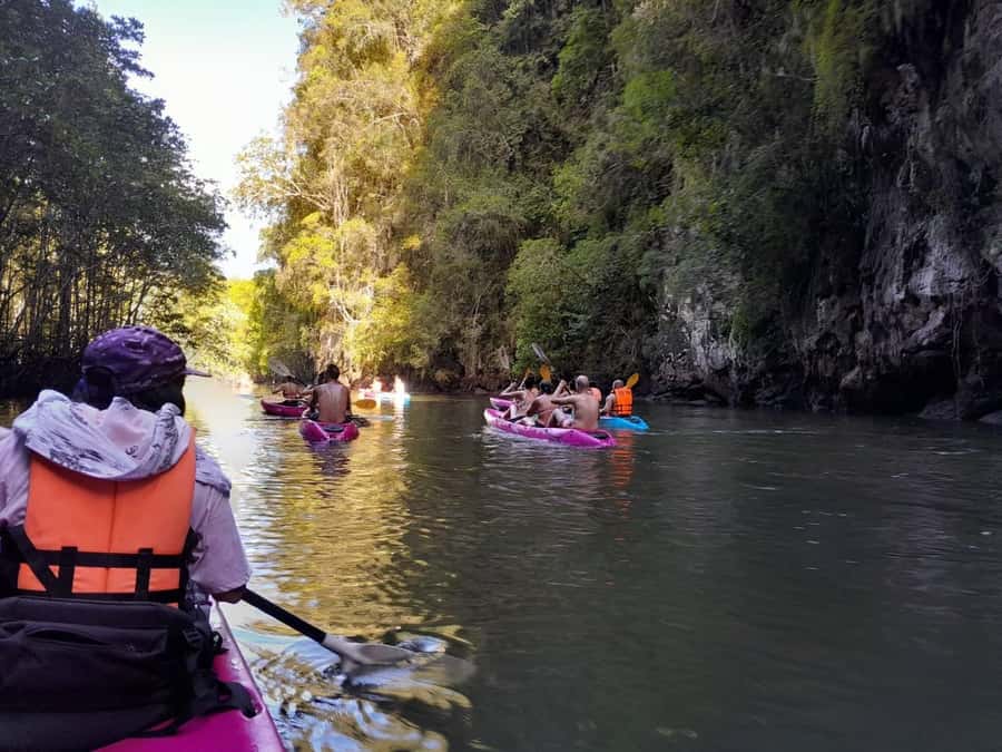 Krabi: Half-Day Kayak Adventure at Ao Thalane - Fruit and a simple finish at the pier
