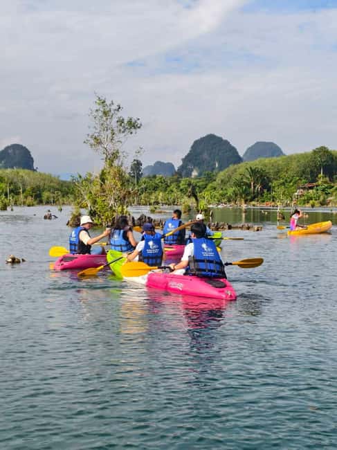 Krabi: Hidden Mirror Lake Kayak, Swim & Easy Nature Activity - Meeting the guide and getting on the water