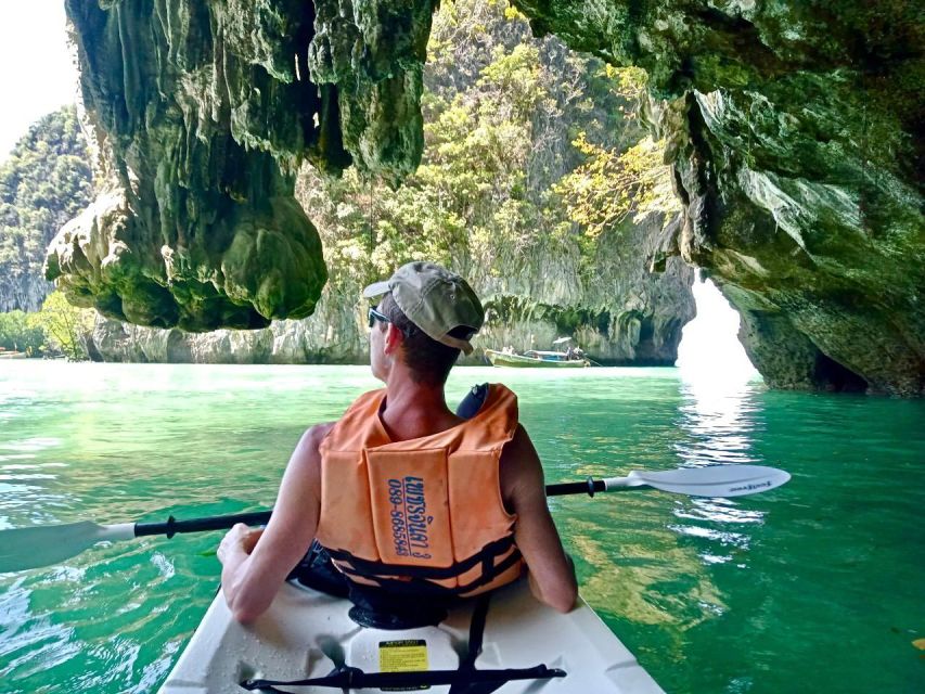 Krabi: Hong Island Tour by Longtail Boat with Kayak Option - Entering Hong Lagoon by longtail boat