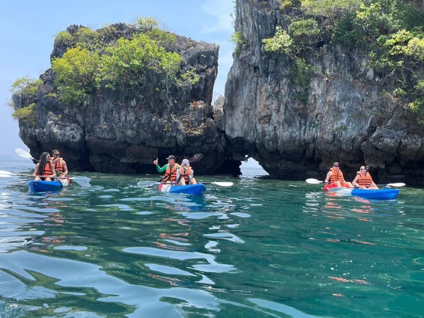 Krabi: Hong Island Tour by Longtail Boat with Kayak Option - Kayaking around the mangrove area