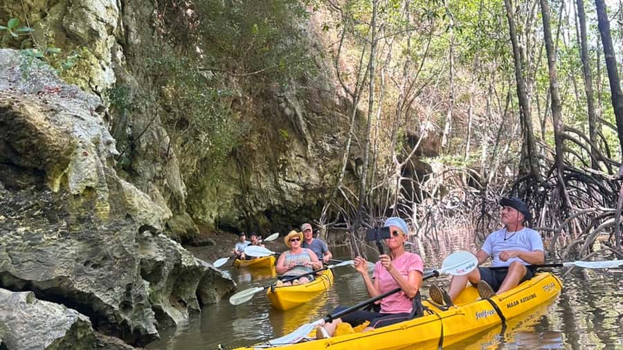 Krabi: Kayaking at Bor Thor with Optional ATV Ride - Paddling through Bor Thor’s mangrove backwaters