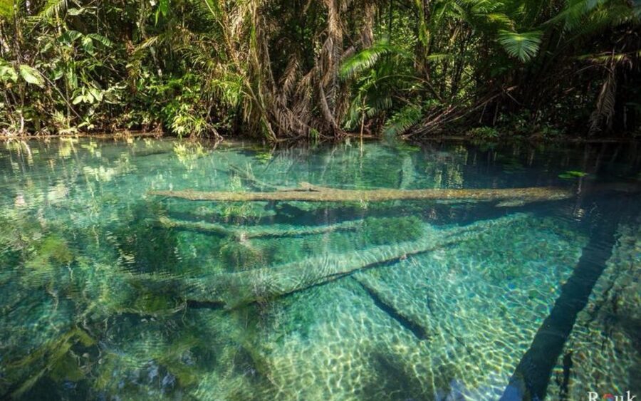 Krabi: Khlong Nam Sai Lagoon with Kayaking & Optional ATV - The clear lagoon and the swimming stop