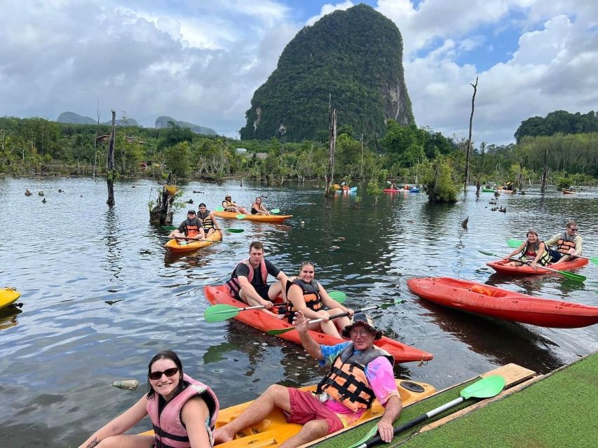 Krabi: Klong Root Kayaking Viewpoint,Fish Feeding and more - Transport, timing, and communication