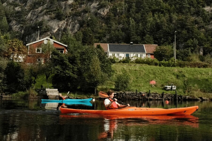 Kristiansand: River Kayaking Adventure - Fjord-like scenery without a demanding sea trip