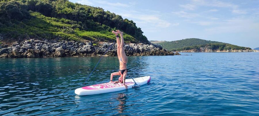 Ksamil islands: Stand-Up Paddle Tour (SUP Tour) - Meeting Ari near Kristal Seafood Restaurant