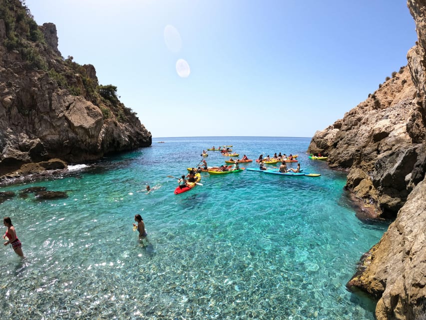 La Herradura: Maro Cliffs Kayak and Snorkeling Tour - Sea caves, photo stops, and quiet coves