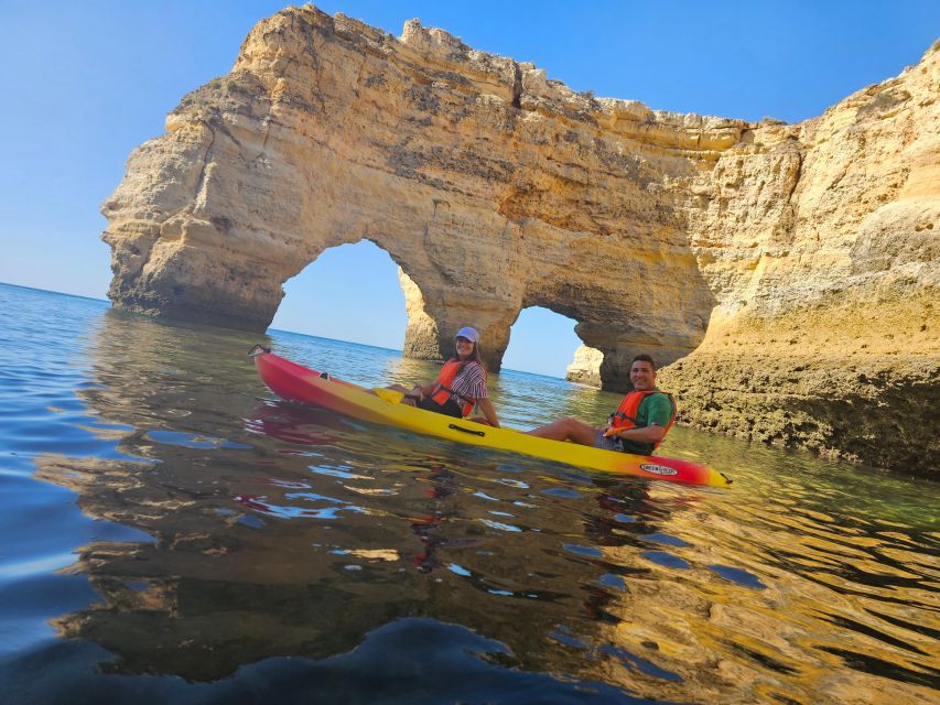 Lagoa: Benagil Cave and Marinha Beach Guided Kayaking Tour - Starting at Benagil Beach