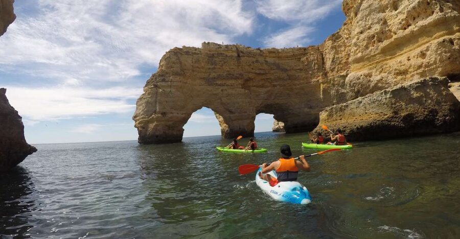 Lagoa: Benagil Caves Kayaking Tour - A small-group tour with room to stop