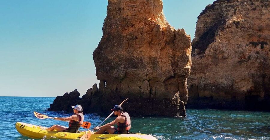 Lagos: Guided Kayak Tour - Meeting at Praia de Batata beside Forte de Bendeira