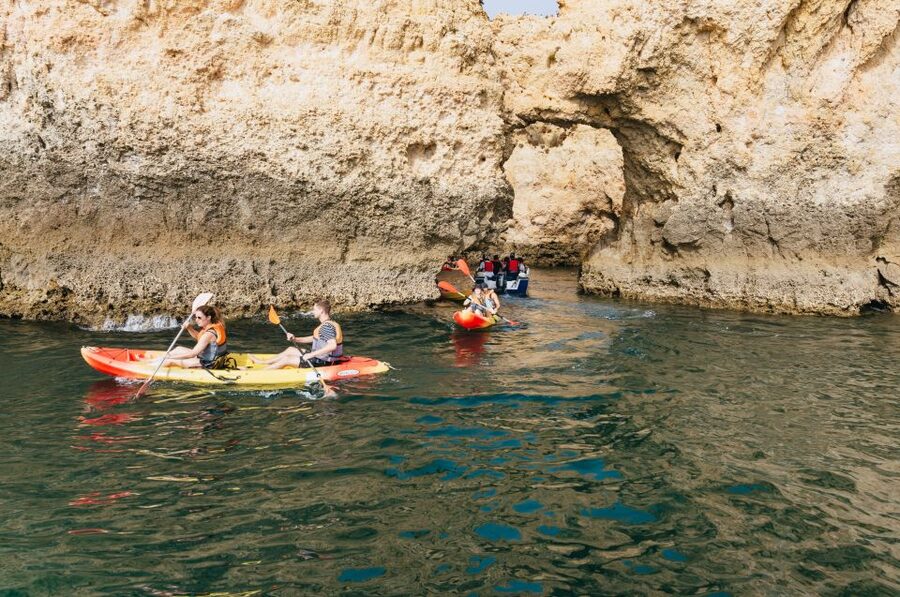 Lagos: Kayak Experience - Two hours among caves, arches, and coves