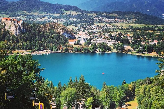 Lake Bled Stand-Up Paddle Boarding Lesson and Tour - Looking back at Blejski Grad