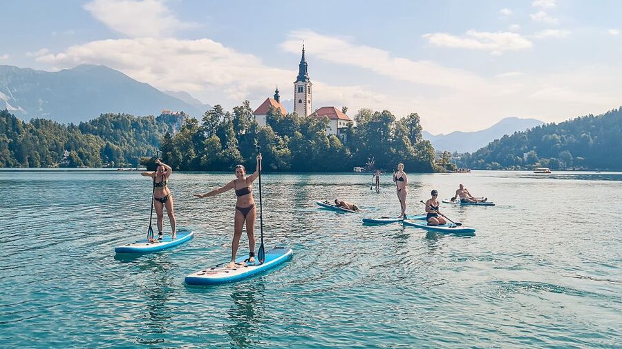 Lake Bled Stand-Up Paddle Boarding Tour - Starting at Lake Bled’s paddleboard spot
