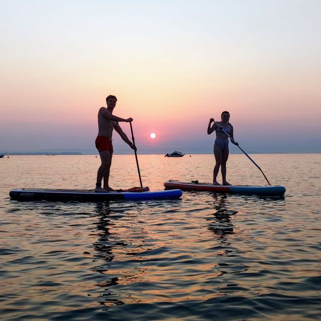 Lake Garda: Stand-Up Paddleboard Sunset Experience - Why sunset is the right time for a Lake Garda SUP trip
