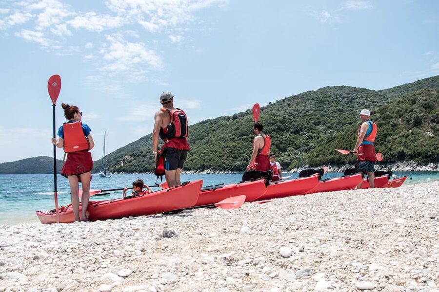 Lefkada: Blue Cave Kayak Tour with a Taste of Greece - Key points to know before you book
