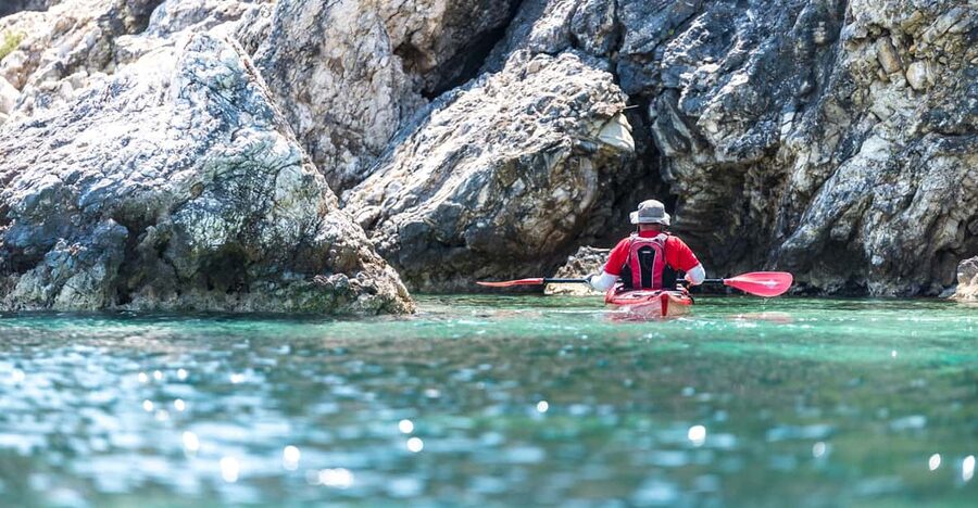 Lefkada: Blue Cave Kayak Tour with a Taste of Greece - How hard is the paddling?