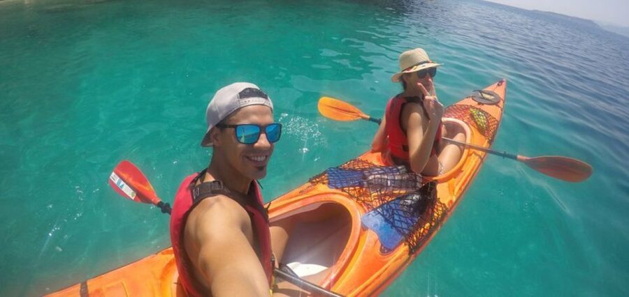 Lefkada: Hidden Blue Cave Kayak Trip with Lunch & Fruits - The guides make the difference