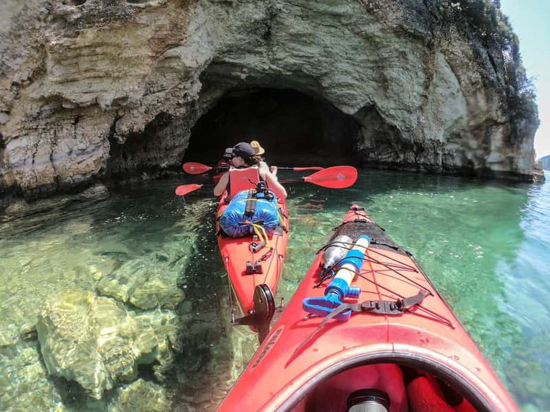 Lefkada:Nydri, Scorpios Kayak Odyssey Island Hopping - The return paddle and final marine-life views