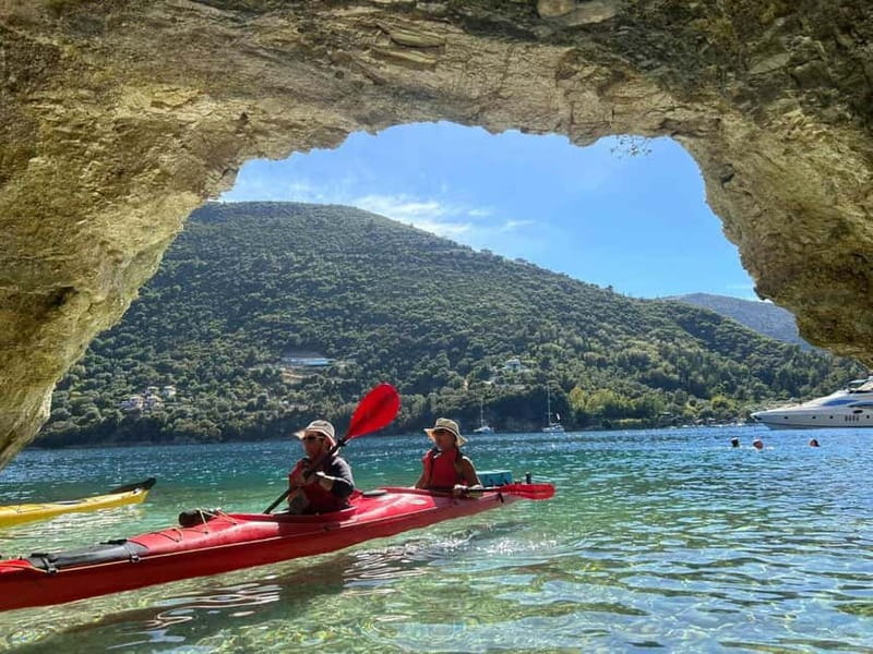 Lefkada:Nydri, Scorpios Kayak Odyssey Island Hopping - What the $76 price really covers