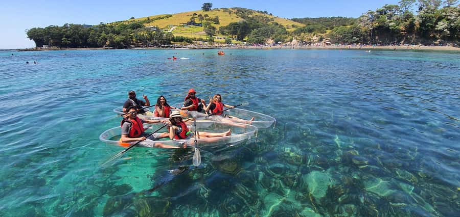 Leigh: Goat Island Clear Kayak Rental - What the clear kayak really adds