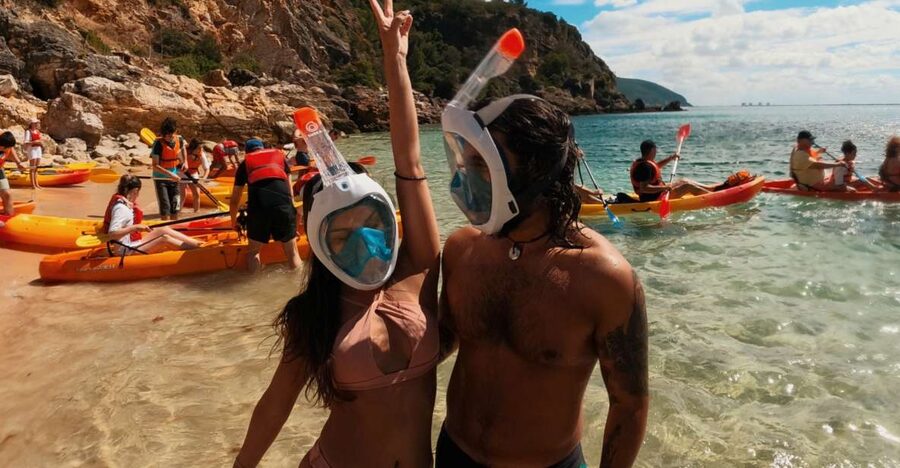 Lisbon: Arrábida Kayak & Wild Beach Snorkeling Pickup Option - From Lisbon to Portinho da Arrábida
