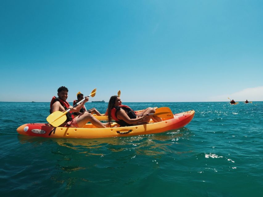 Lisbon: Arrábida Kayak & Wild Beach Snorkeling Pickup Option - GoPro photos and the phone-free advantage