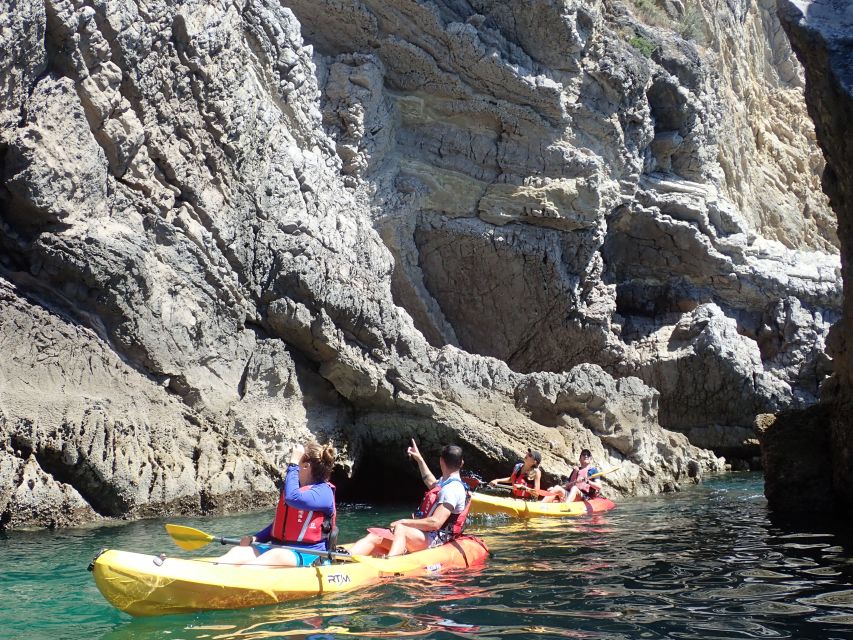 Lisbon: Sesimbra Kayak Discovery Experience - The Ribeiro do Cavalo Beach break