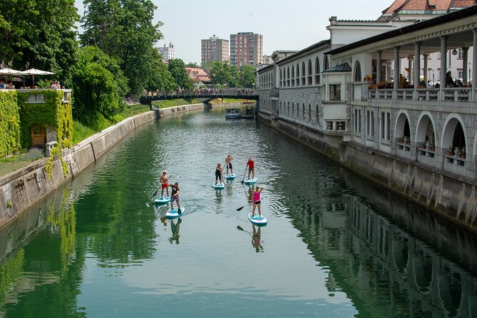 Ljubljana Stand-Up Paddle Boarding Lesson and Tour - Dragon Bridge and Ljubljana’s playful side