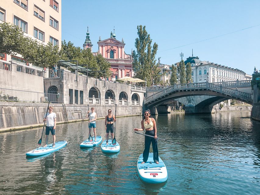 Ljubljana: Stand-Up Paddle Boarding Tour - Choosing between city views and a greener route