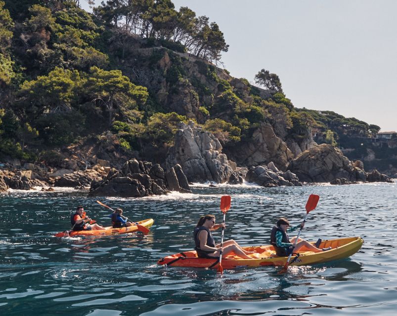 Lloret de Mar: Costa Brava Kayak Tour and Swimming - From Fenals Beach to the S’Agulla coast